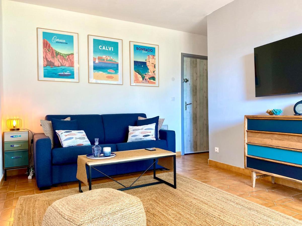 Appartement Ou Studio La Mer & La Plage A Vos Pieds Calvi Calvi  Extérieur photo