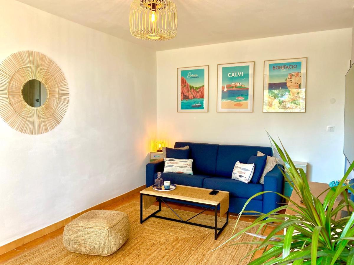 Appartement Ou Studio La Mer & La Plage A Vos Pieds Calvi Calvi  Extérieur photo